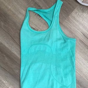 Lululemon tank! Swiftly size 4! Turquoise color!